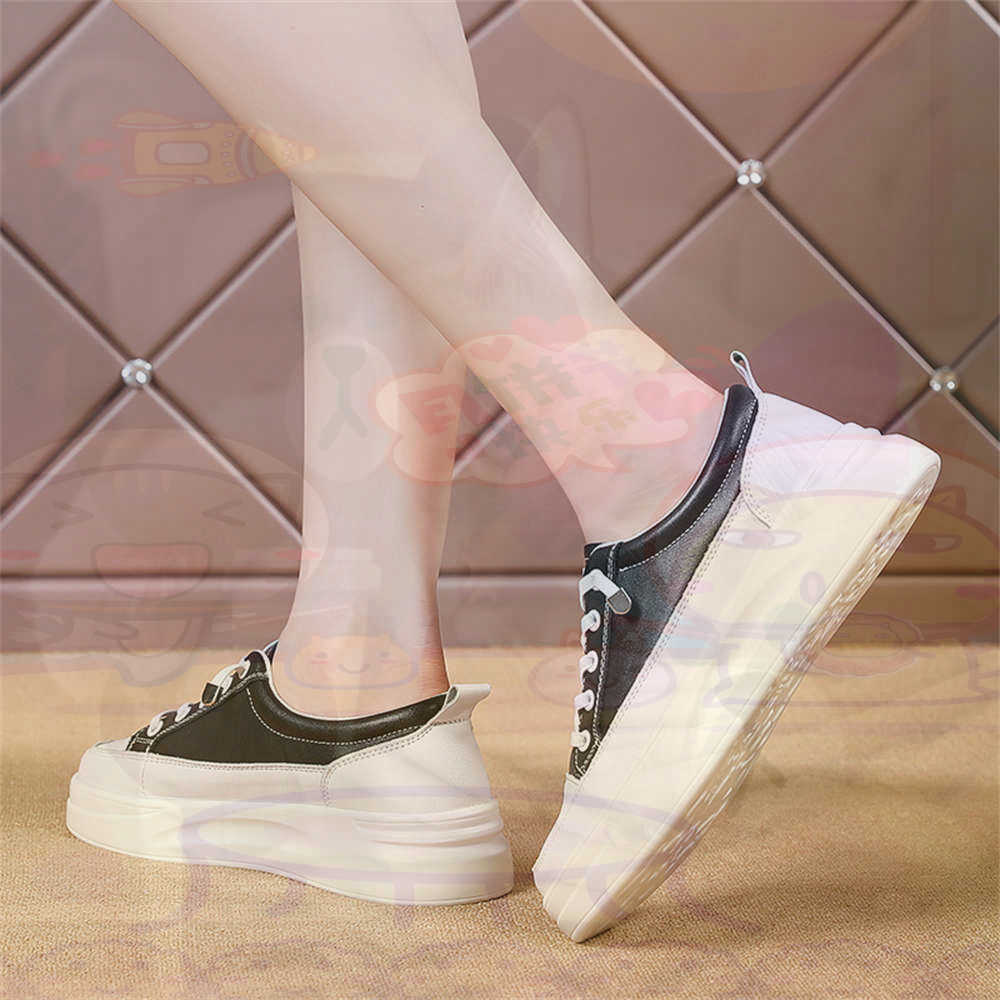 Women Accessories Shop Name Ideas - レースアップ分厚いローファー女性スケートボードスポーツシューズバスケットスニーカーリアルポータ​​ブルニュース Beskets Teni 高品質