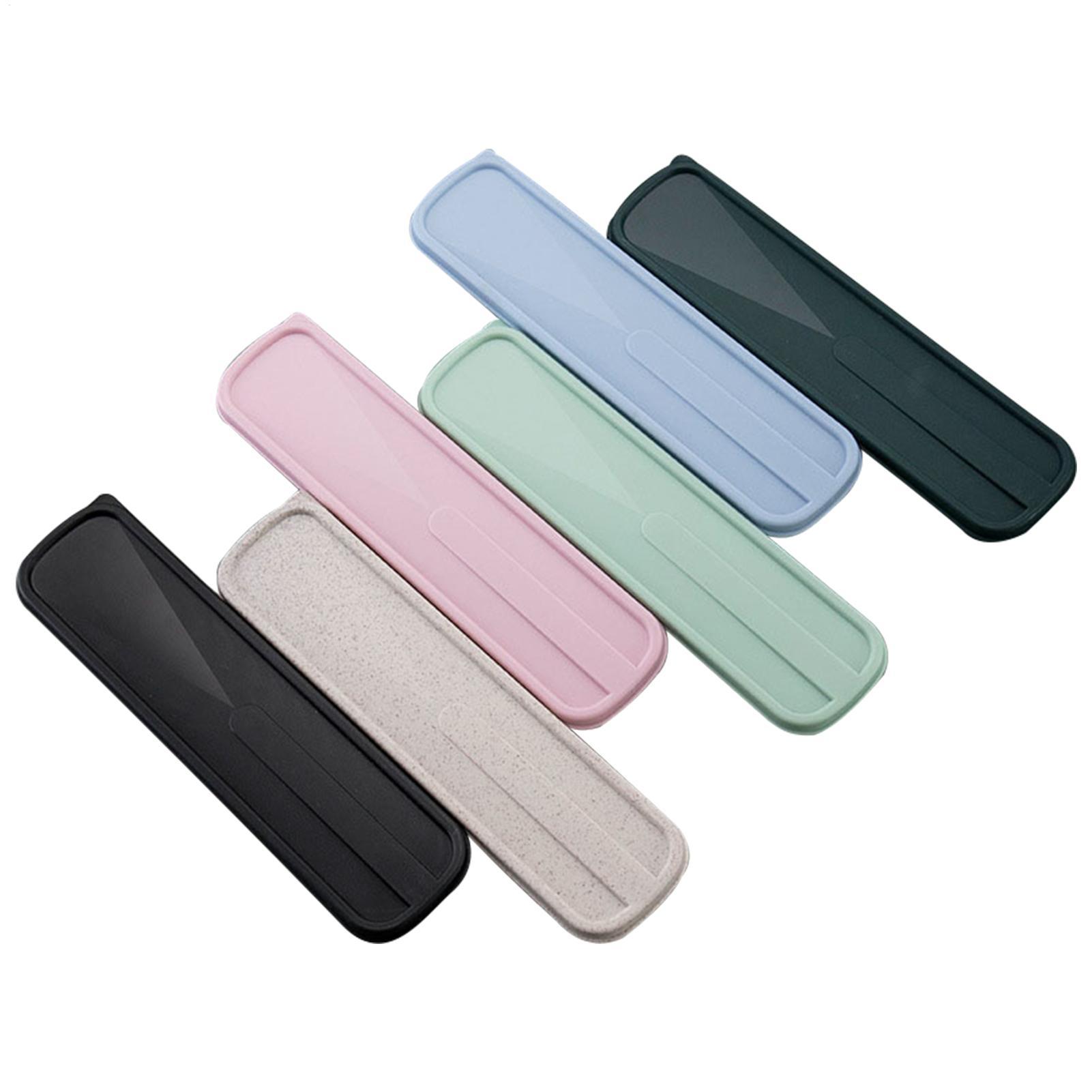 Women Kitchen Accessories - 食器ボックス ポータブルカトラリーケース スプーン フォーク 収納ボックス 学生
