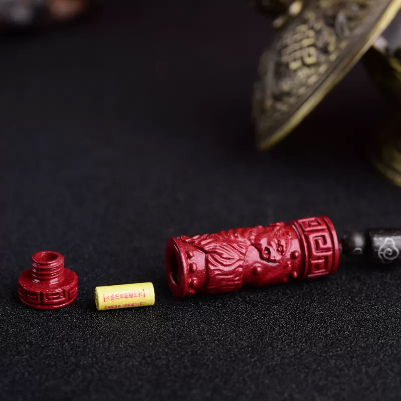 女性のための中国の干支ペンダント付きの赤いシナバーネックレス - Women'S Red Accessories のレビューと価格