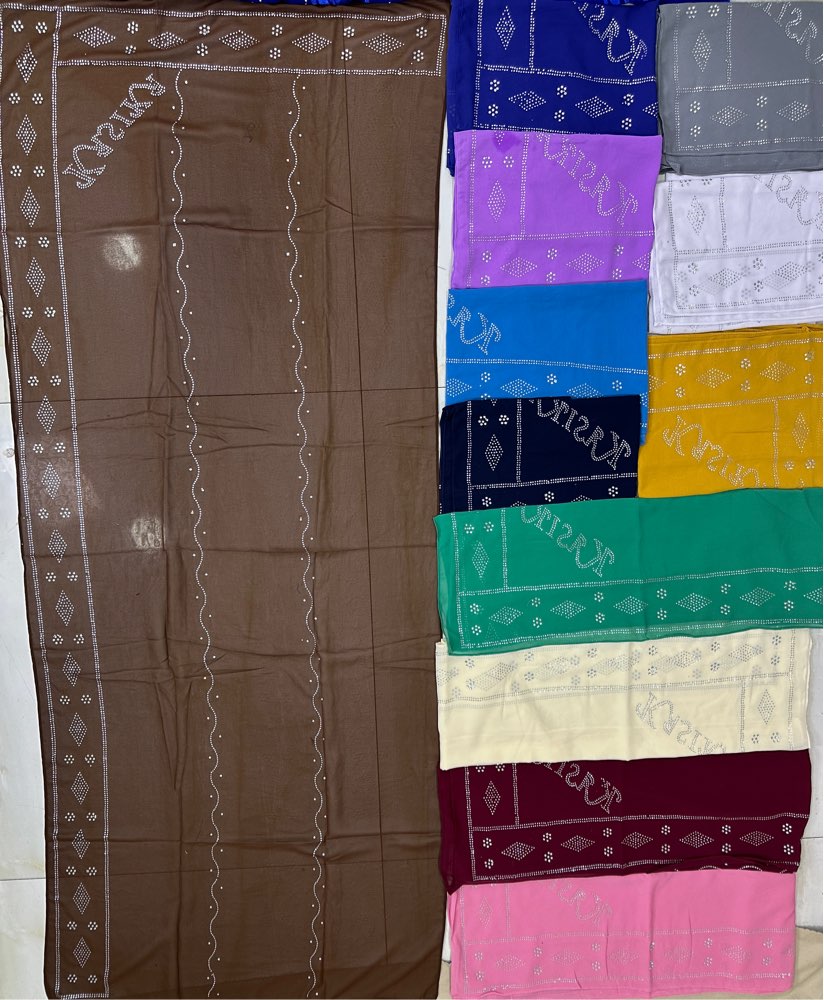2026年新作 小さめ70x180cm シフォン生地の新しい - Women Accessories Dubai のレビューと価格