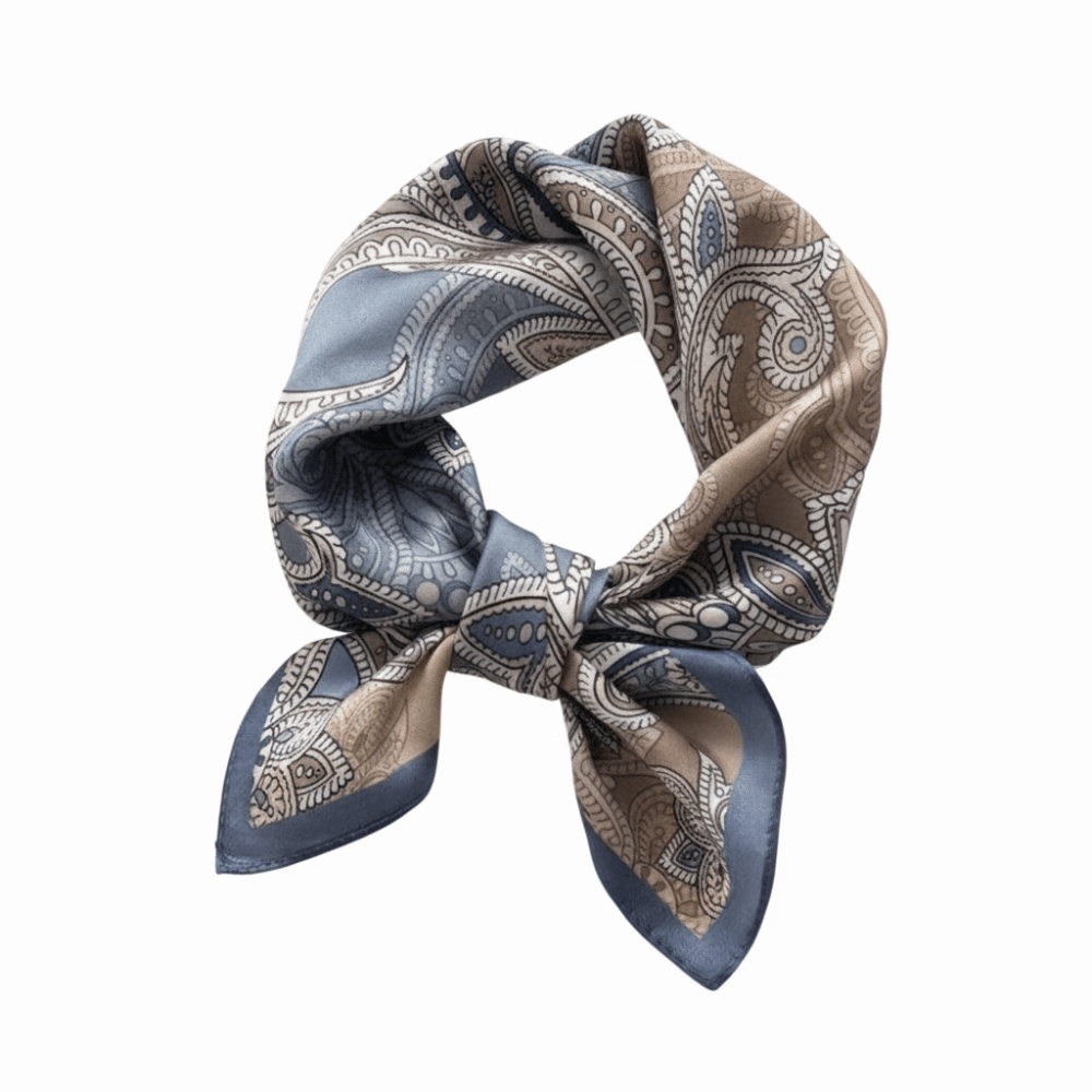 シルク素材のシルクスクエアスカーフ、花柄プリント、柔らかい質 - Silk Scarf Square のレビューと価格