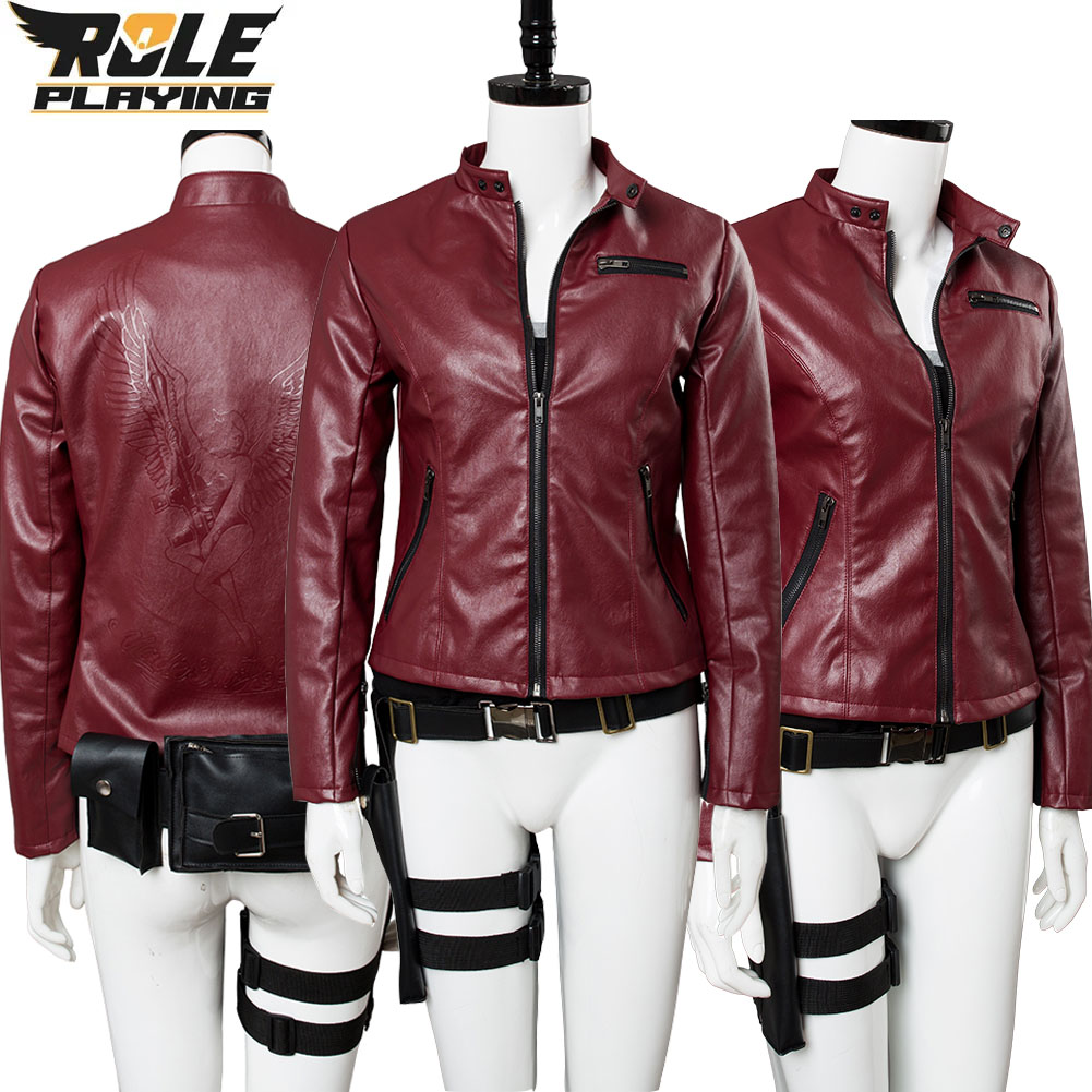クレア・レッドフィールドのコスプレ衣装：赤いジャケット、ベス - Women'S Accessories Clothing のレビューと価格