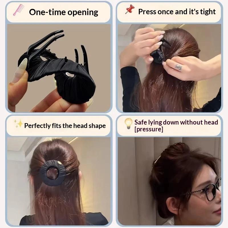 ホットセール-快適な円形フラットヘアクロウクリップ、女性用睡 - Women Accessories Sale のレビューと価格