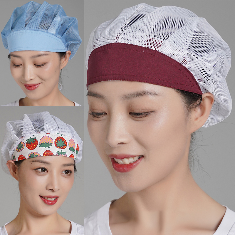 男性と女性のための防塵弾性調理キャップ、シェフの帽子、通気性 - Women Kitchen Accessories のレビューと価格
