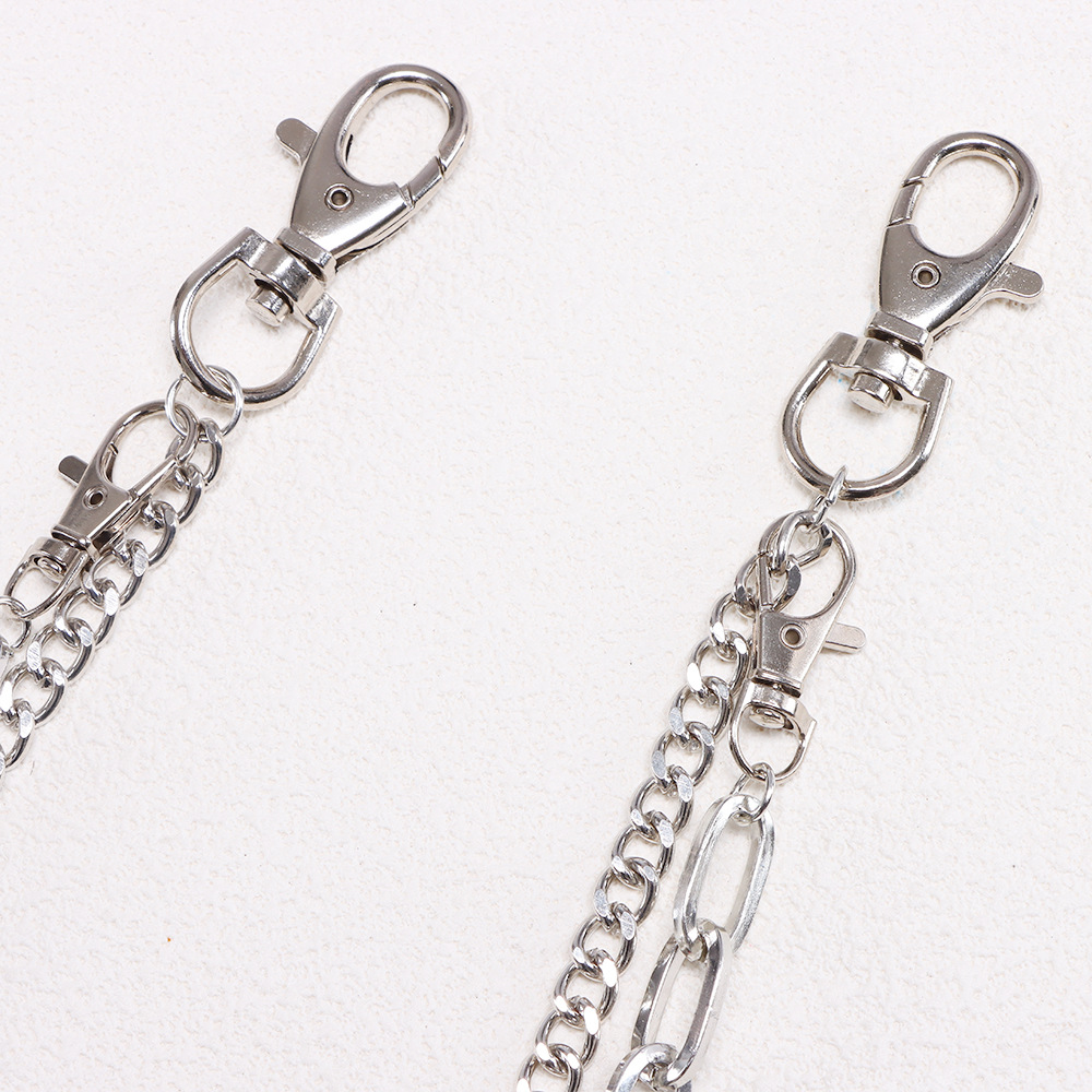 パンクメタル風のリベット付きパンツチェーン、ベルトチェーン。 - Women'S Emo Accessories のレビューと価格