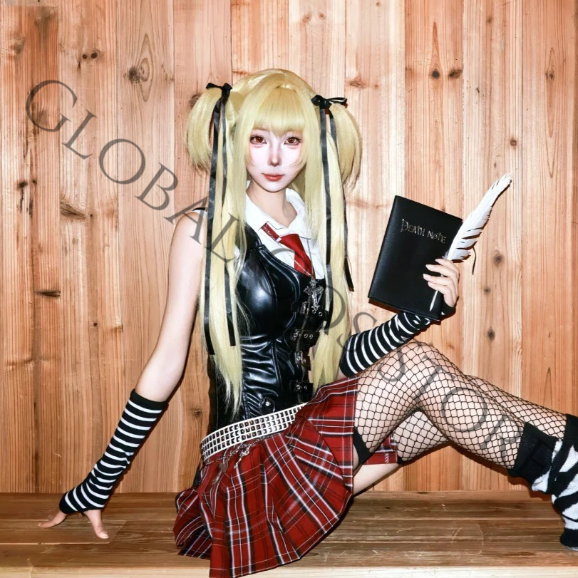アニメ ミサ・アマネ ミサミサ コスプレ衣装 トップス ベス - Women'S Red Accessories のレビューと価格