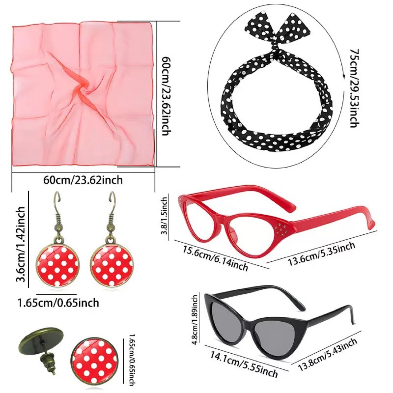 1950年代レトロヒッピーパーティー レディースコスチューム - Women'S Accessories In The 1950S のレビューと価格