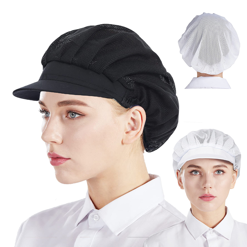 2 個または 5 個キッチン調理帽子フードサービスメッシュキ - Women Kitchen Accessories のレビューと価格
