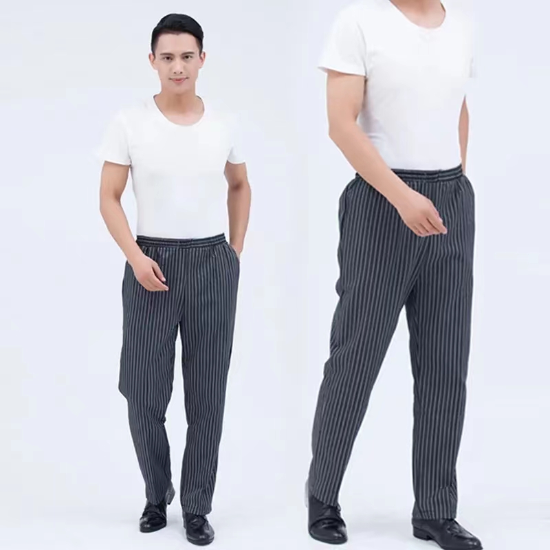 シェフパンツ男性用レストランキッチンユニセックスクックワーク - Women Kitchen Accessories のレビューと価格