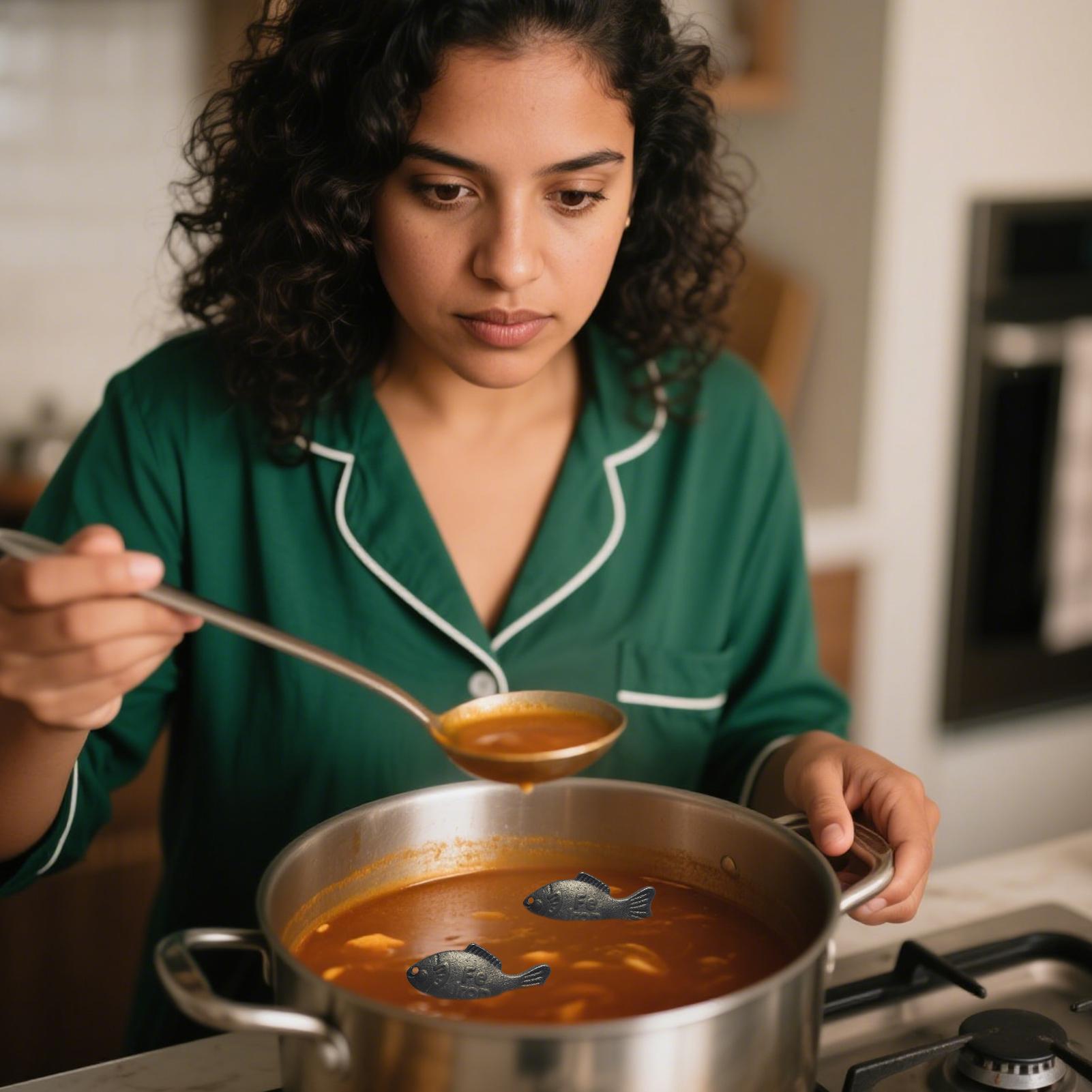鉄分補給に効果的な天然鉄魚の骨、再利用可能なキッチンアクセサ - Women Kitchen Accessories のレビューと価格