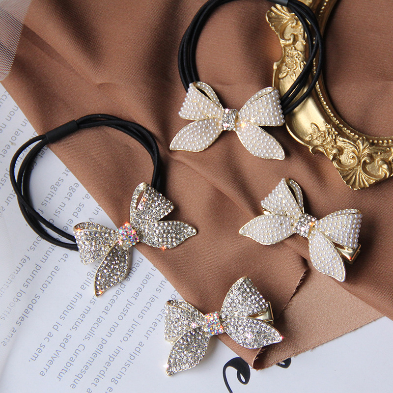 女の子と女性のためのラインストーン付きの光沢のあるシュシュ, - Women Accessories Sale のレビューと価格