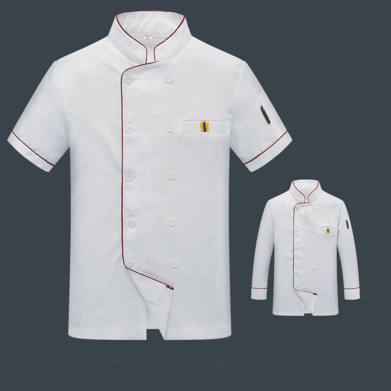 男性と女性のためのシェフのドレス,白いシェフの服,通気性のあ - Women Kitchen Accessories のレビューと価格